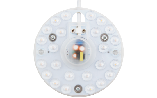 LED-Modul McShine, Umrüstsatz mit Magnethalterung, Ø12,5cm, 12W, 1050lm, 3000K