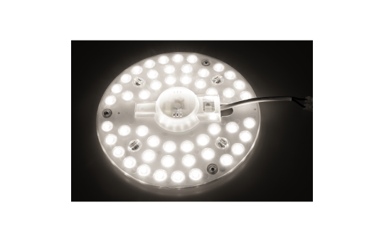 LED-Modul McShine, Umrüstsatz mit Magnethalterung, Ø18cm, 24W, 2200lm, 4000K