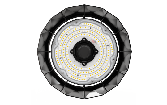 LED-Hallenstrahler EINLICHT ''UFO-Diamond'' 100W, 13.000lm, 4000K, IP65, IK08, 90°