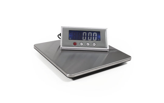 Paketwaage McPower ''PW-200'' 200g - 200kg, 27x27cm Edelstahl-Platte