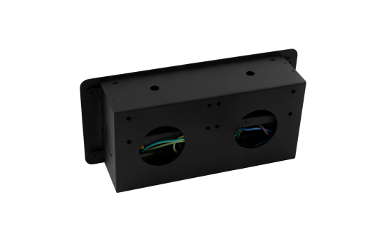 Tisch-Einbausteckdose McPower ''TS-03S'' 3x Steckdose, 267x120x68mm