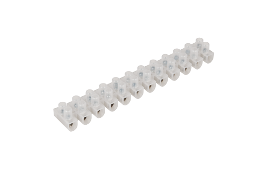 Lüsterklemme McPower, 12 Klemmen, 4,5mm², 5A, transparent, 10er-Pack
