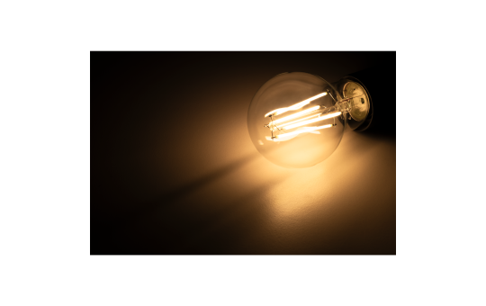 LED Filament Glühlampe McShine ''Filed'', 3000K, E27, 2,3W, 485lm, 230V, warmweiß