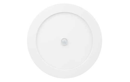 LED Deckenleuchte, 1.600lm, 3000K, 24W, warmweiß, IP44, 280x53mm, Bewegungsmelder