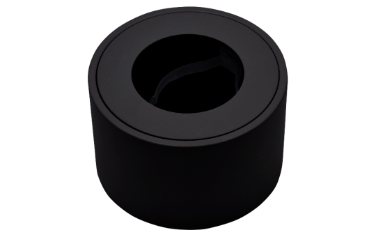 Aufbaurahmen McShine ''KL-44'' rund, schwarz, ØxH 80x50mm, IP44