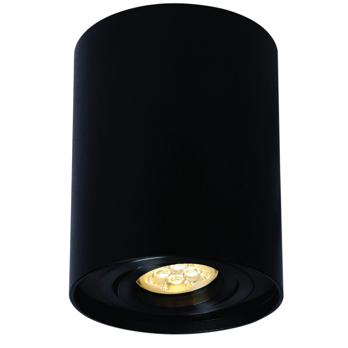 Aufbaurahmen ''Chloe'', GU10, schwenkbar, schwarz, 94x125mm