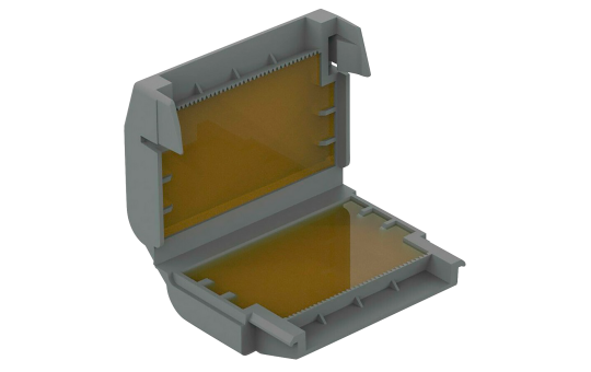 Gelbox WAGO, Größe 2, Abzweig, für Aderleitungen, mit Gel, max. 4mm²-Klemmen