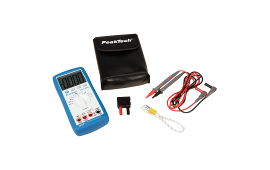 Digital-Multimeter PeakTech ''P3340'', 4000 Counts, 600V AC/DC, 10A AC/DC, Auto-Range