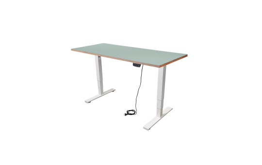 Schreibtisch imstande, business-w + Platte 120x60cm Aquavert