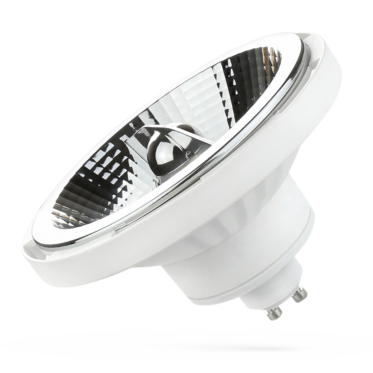 LED AR111 GU10 Strahler, 12W, 1200lm, 230V, 3000K, warmweiß, weiß