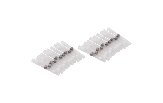 Lötverbinder McPower, Ø1,7mm - weiße Markierung, 0,25-0,34mm² Kabel, 20er-Pack