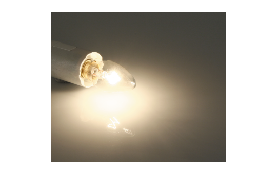 Mini-Kerzenlampe McShine, E14, 230V, 10W, klar