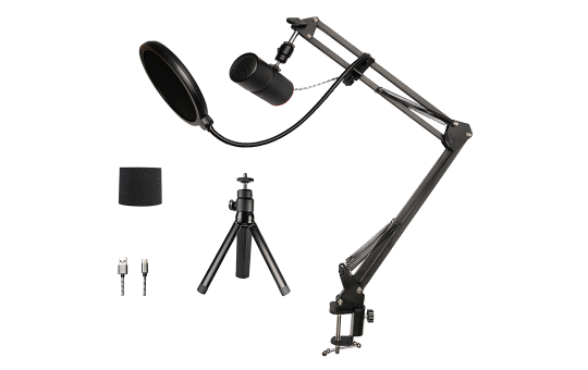 Mikrofon Set, M20 Streaming Kit, 7teilig