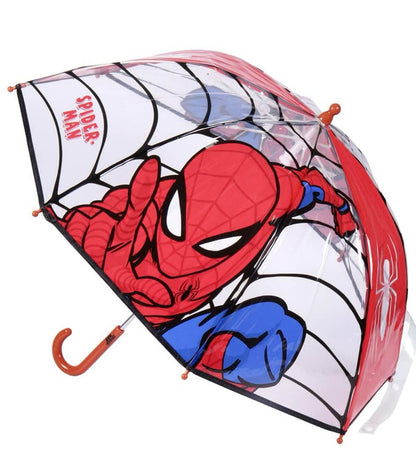Spider-Man Kinderregenschirm mechanisch – wasserabweisend, leicht, für Jungen