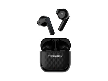 Kabellose TWS Earbuds mit Bluetooth 5.0 in Schwarz