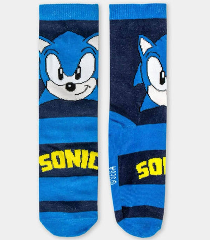 Sonic Kinder-Socken 4 Paar im Geschenkglas – Größe 27–38, Geburtstag
