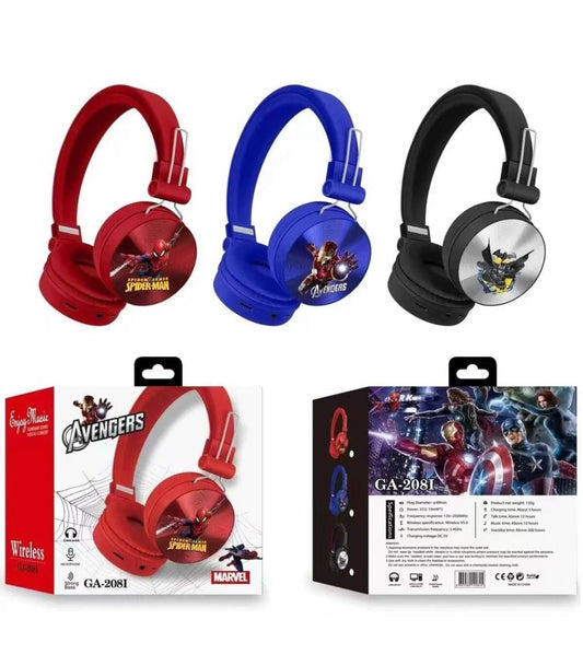 Spider-Man Kinder-Bluetooth-Kopfhörer – Lautstärkebegrenzung, kabellos, Geschenk