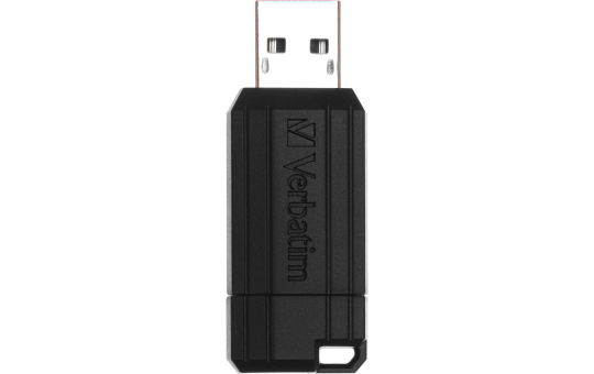 USB 2.0 Stick Verbatim, 8GB Speicher, PinStripe, Schiebemechanismus