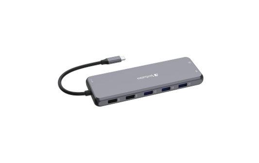 USB-C Pro 8-Port Multiport-Hub CMH-13, Verbatim, USB 3.1-C Kabel