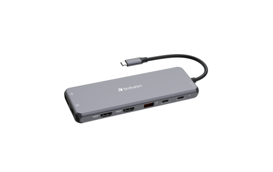 USB-C Pro 8-Port Multiport-Hub CMH-13, Verbatim, USB 3.1-C Kabel