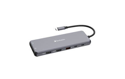 USB-C Pro 8-Port Multiport-Hub CMH-13, Verbatim, USB 3.1-C Kabel
