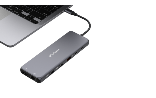 USB-C Pro 8-Port Multiport-Hub CMH-13, Verbatim, USB 3.1-C Kabel