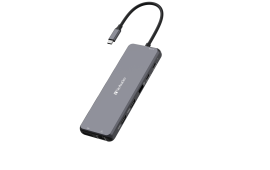 USB-C Pro 8-Port Multiport-Hub CMH-13, Verbatim, USB 3.1-C Kabel