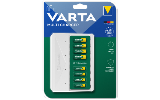 Multi-Ladegerät VARTA, für AA/ AAA Batterien, NiMH Akku
