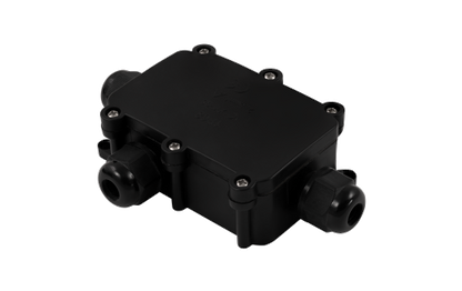 Abzweigdose McPower, IP68 - für Außen, 1 Ein- und 2 Ausgänge, T-Version, 124x72x32mm