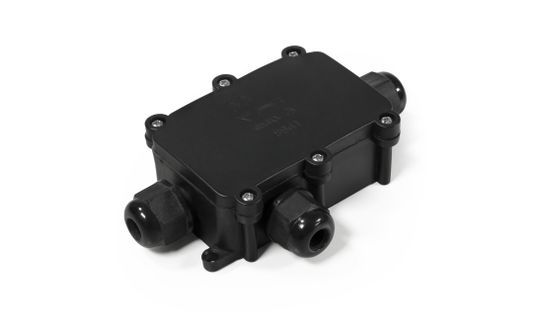 Abzweigdose McPower, IP68 - für Außen, 1 Ein- und 2 Ausgänge, T-Version, 124x72x32mm