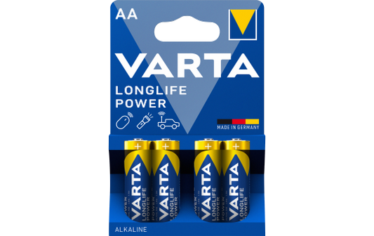 Mignon-Batterie VARTA ''Longlife Power'' 1,5 V, Typ AA, 4er-Blister