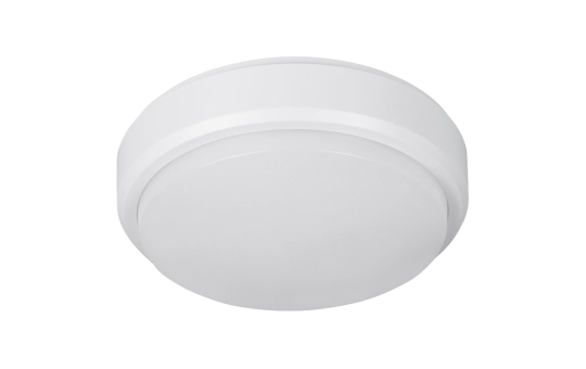LED-Feuchtraumleuchte Rund IP54, 550lm, 4000K, 8W, neutralweiß, Bewegungsmelder