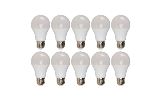 LED-Glühlampe McShine ''Brill95'' E27, 12W, 1.000lm, warmweiß, Ra >95, 10er-Pack