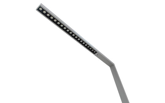 LED-Schreibtisch-Stehleuchte ROLF KERN „Clever-Pro“ mit Touch Display, PIR & Tageslicht-Sensor