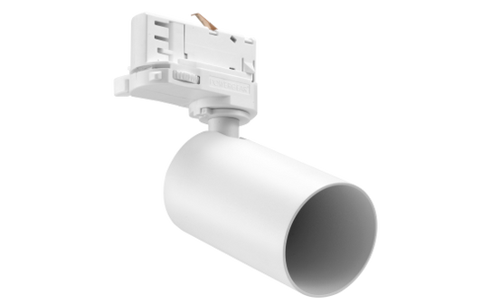 Strahler McShine für Schienensystem ''ST-59'' GU10, ØxL 55x97mm, weiß