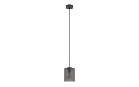 Hängeleuchte EGLO ''Colomera'', E27, 1-flammig, Stahl/Glas, grau matt