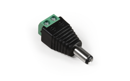 Adapter McPower, DC-Stecker 5,5x2,1mm und Lüsterklemme