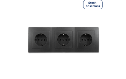 Steckdosen Set McPower Flair ''Beginner 3S Profi'' 4-teilig, Steckanschluss