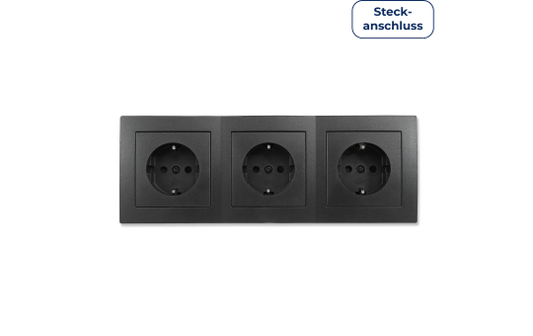 Steckdosen Set McPower Flair ''Beginner 3S Profi'' 4-teilig, Steckanschluss