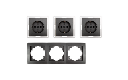 Steckdosen Set McPower Flair ''Beginner 3S Profi'' 4-teilig, Steckanschluss