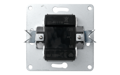 Taster McPower ''Flair'' mit Namensschild, 250V~/10A, UP, weiß