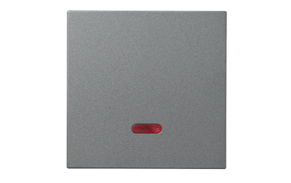 Schalter McPower ''Shallow'' 250V~/10A, UP, Orientierungsleuchte, Steckanschluss, anthrazit