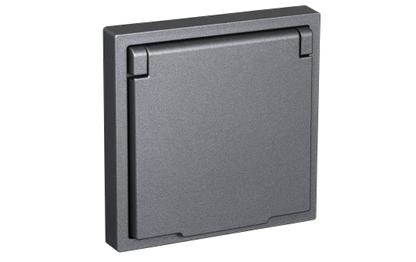 Schutzkontakt-Steckdose McPower ''Shallow'' 250V/16A, UP, IP44, Steckanschluss