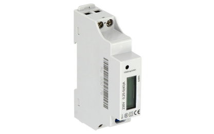 1-phasiger Stromzähler, 40A, MID, Impulsausgang, 1 Modul, DIN TH-35mm