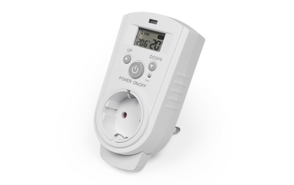 Steckdosen-Thermostat McPower ''TCU-530'', 5-30 °C, max. 3680W, 230V, Display