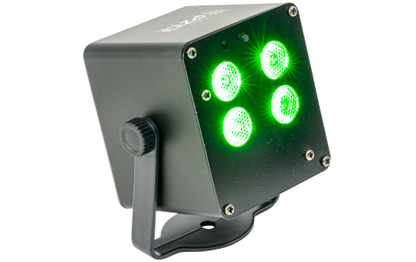 LED-Wash-Effekt IBIZA ''TINYLED-RGB-WASH'', akkubetrieben, 4x 3W RGB LED