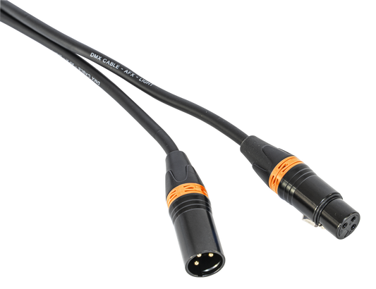 DMX Kabel ''DMX-XLRF-XLRM-3'' DMX Kabel Stecker/ Buchse, 3m