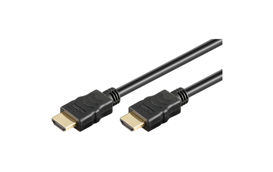 HDMI-Kabel, High Speed, mit Ethernet, 4K/60Hz, schwarz, 3m