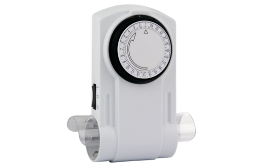 Mechanische Zeitschaltuhr, 2-fach Steckdose, 24 Std., 1.800 W