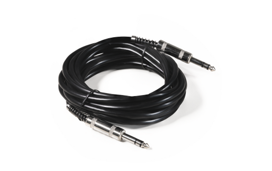 Klinke-Verbindungskabel HOLLYWOOD 5m, 6,3 mm Stecker-Stecker, stereo